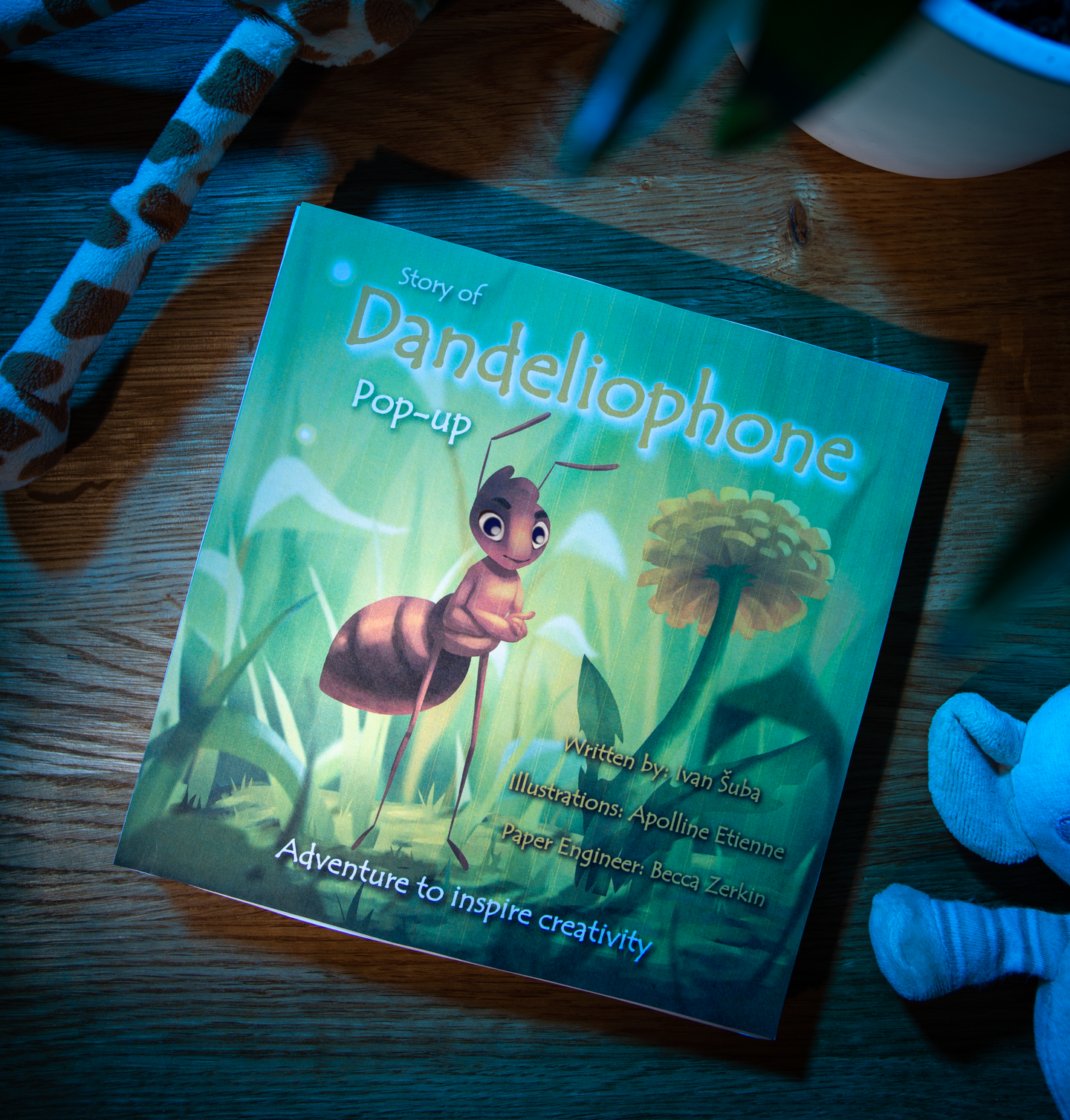 Dandeliophone - New Pop up book for kids - Adventure to Inspire Creativity and Overcome Obstacles